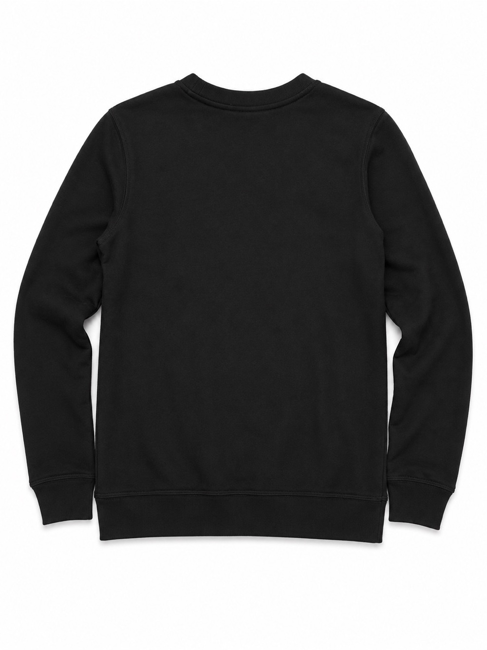 Nike Black Crewneck Sweatshirt Pullover Swoosh Logo Size L - Picture 3 of 3